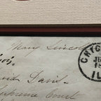 MARY TODD LINCOLN * JSA LOA* Hand Signed Autograph Free Frank * First Lady