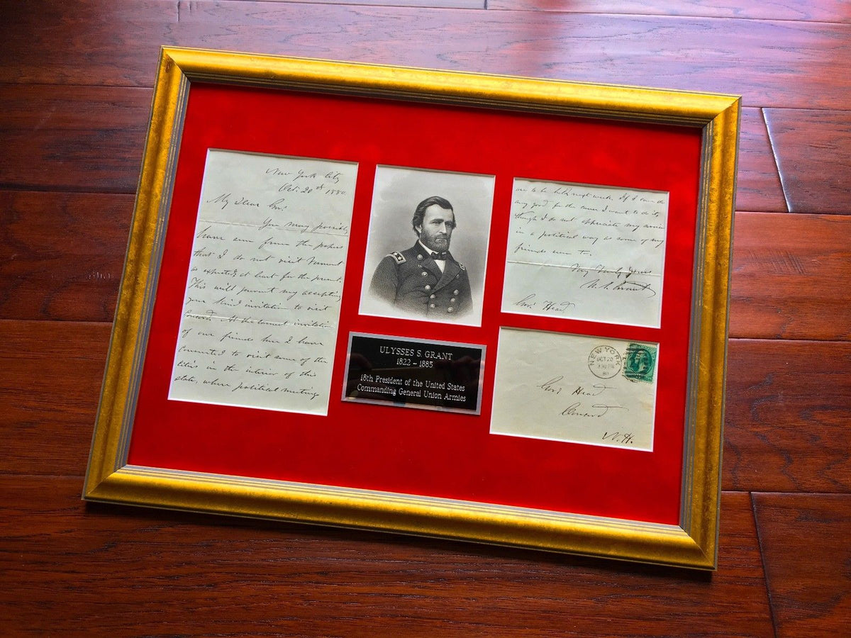 ULYSSES S. GRANT * PSA/DNA * Rare "Politics" 2 Page ALS* AUTOGRAPH Letter SIGNED