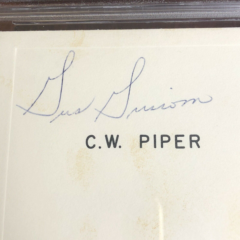 VIRGIL GUS GRISSOM * PSA/DNA Slabbed * PROOF Hand Signed Autograph Card Apollo