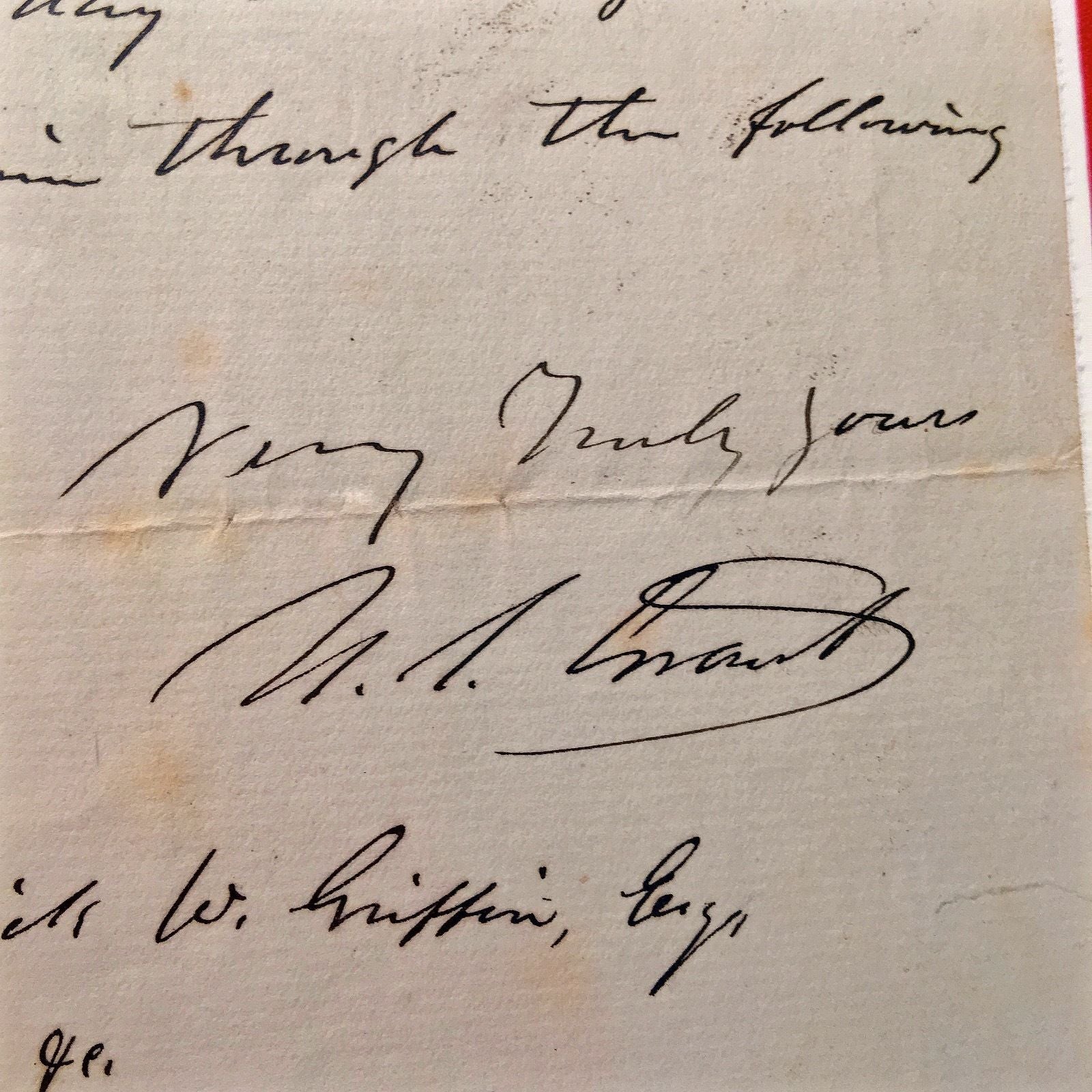 ULYSSES S. GRANT * PSA/DNA * Rare 2 Page ALS* AUTOGRAPH Letter SIGNED