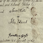 JOHN ADAMS * PSA/DNA * Handwritten Autograph Document Mentions George III Signed
