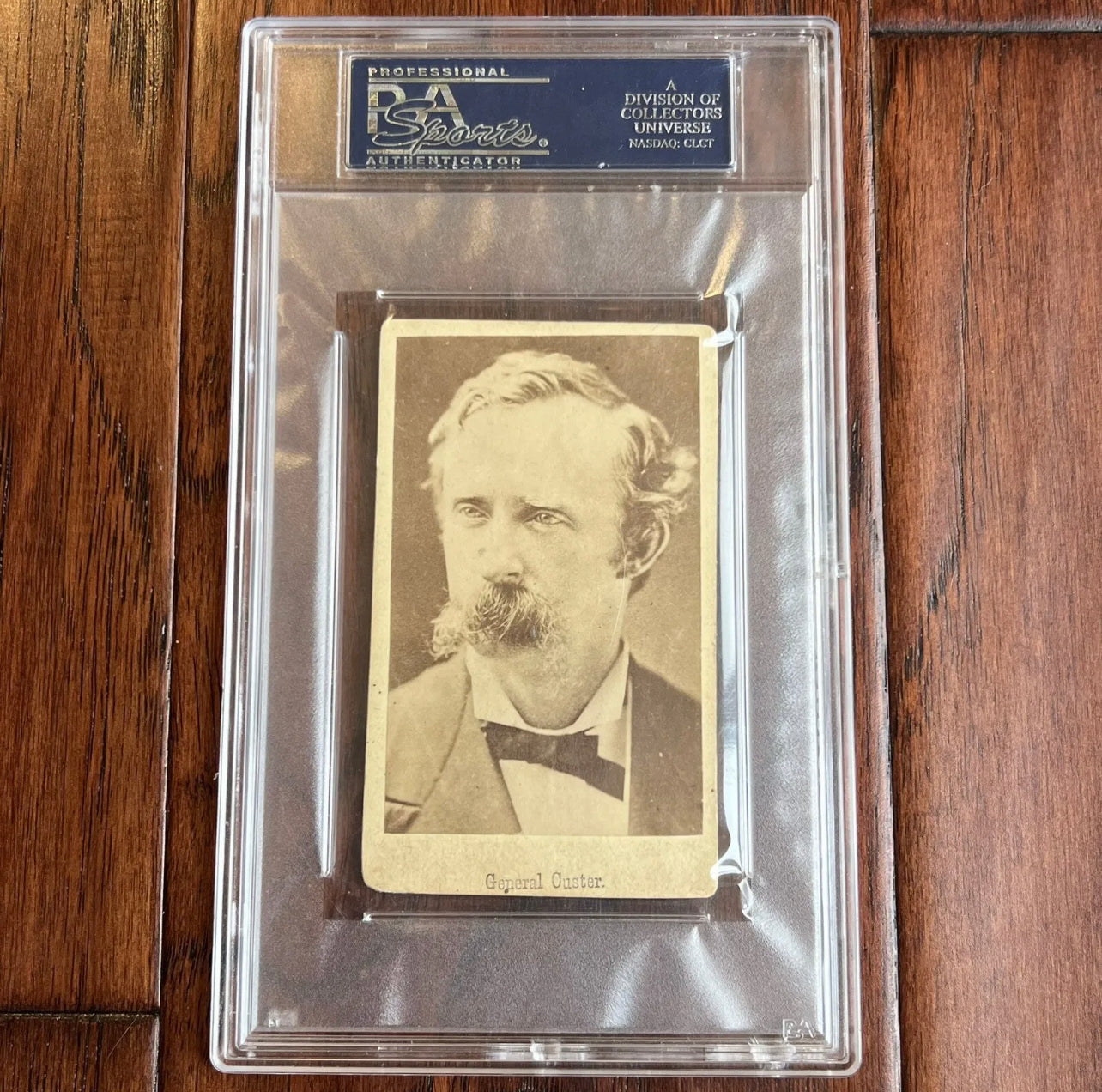 GEORGE CUSTER * PSA * Autograph CDV Photo Signed 3 Months Before Little Big Horn