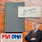 WARREN BUFFETT * PSA * Autograph "STORY OF WARREN BUFFETT" Book Signed