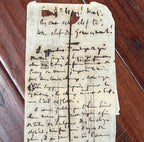 VICTOR HUGO * PSA/DNA * “LES MISERABLES” Handwritten Autograph Draft Not Signed