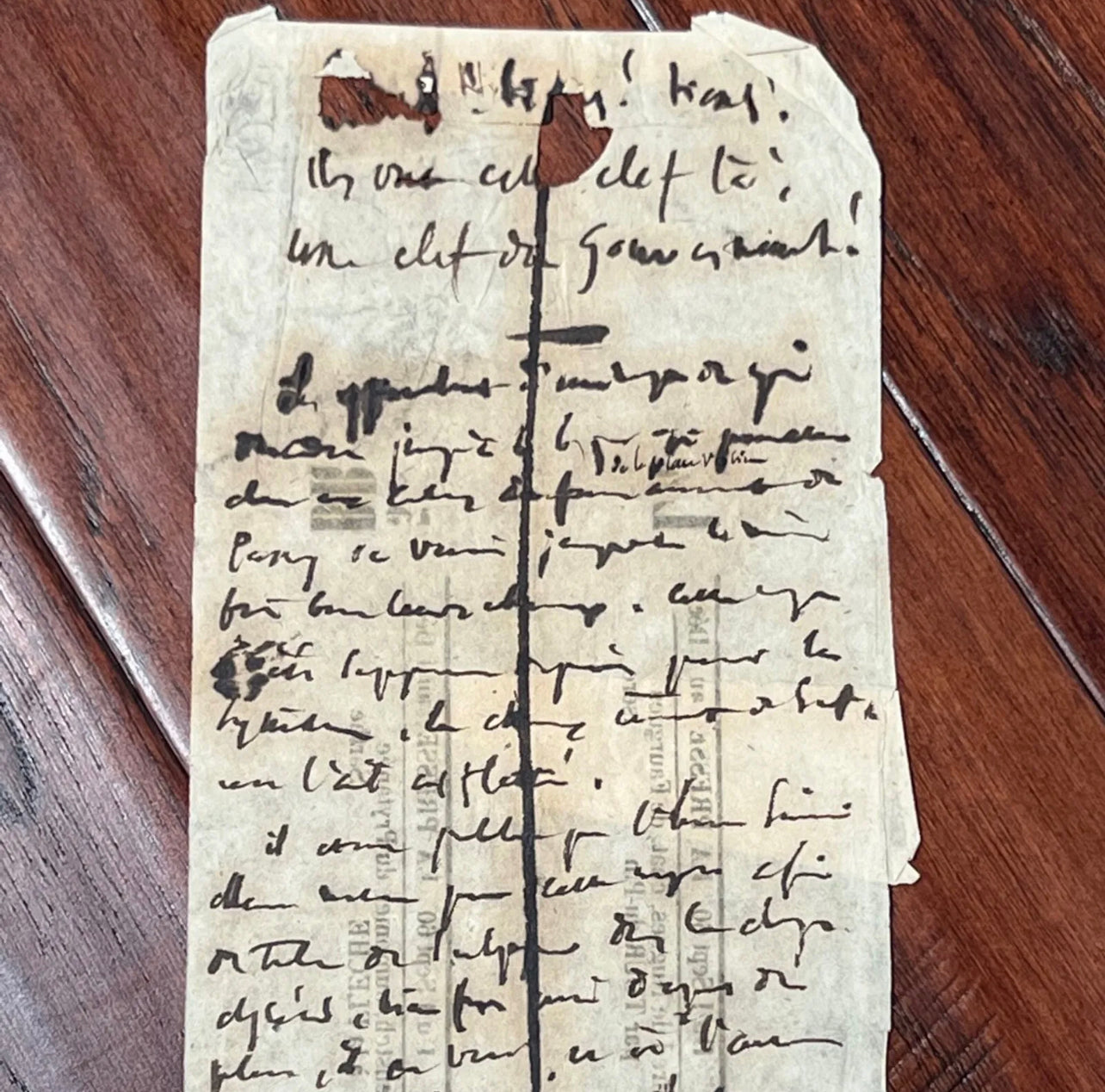 VICTOR HUGO * PSA/DNA * “LES MISERABLES” Handwritten Autograph Draft Not Signed