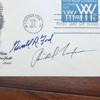 GERALD FORD & RICHARD NIXON * JSA LOA * Hand Signed Autograph Envelope First Day