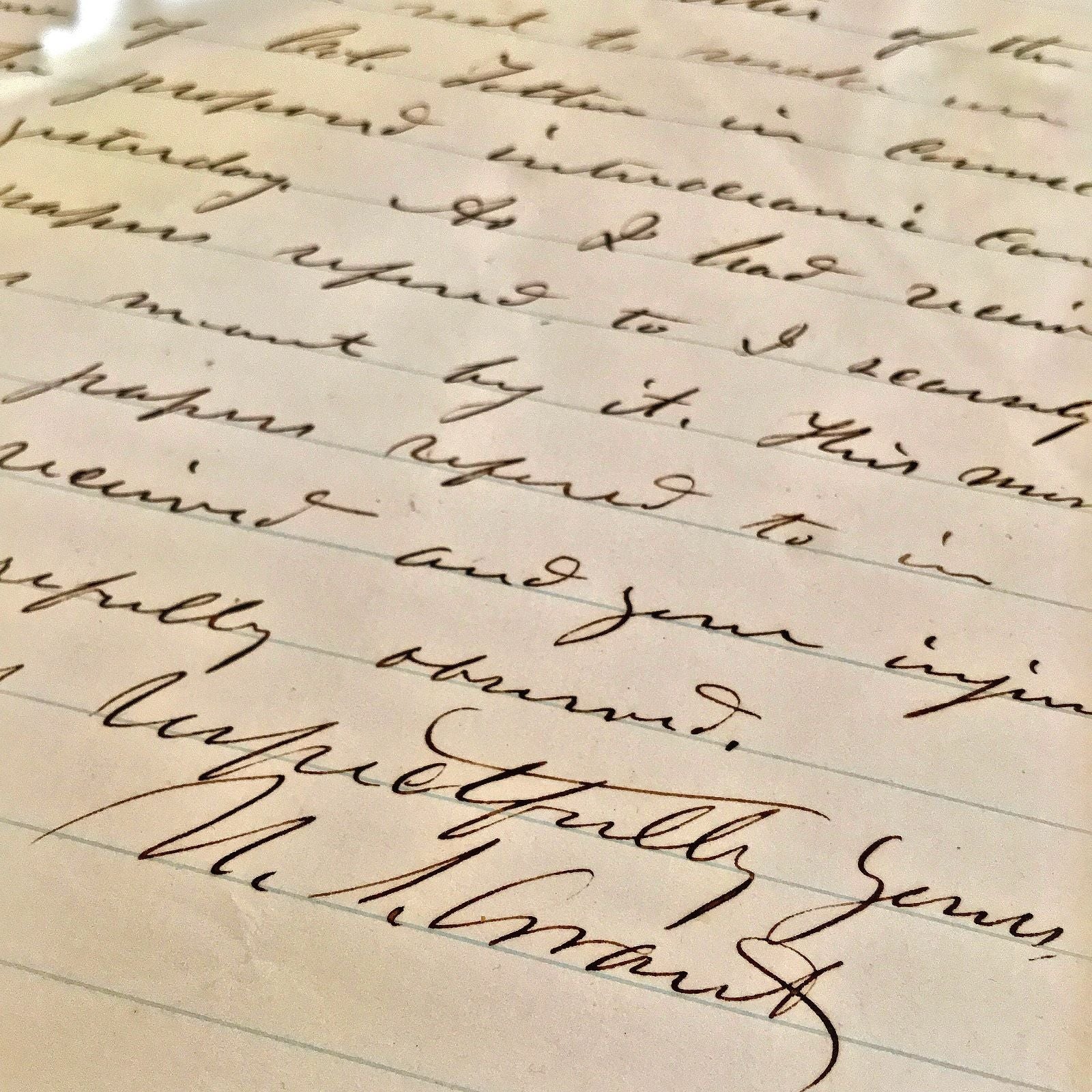 ULYSSES S. GRANT * Rare "Armies Of The United States" * AUTOGRAPH Letter SIGNED