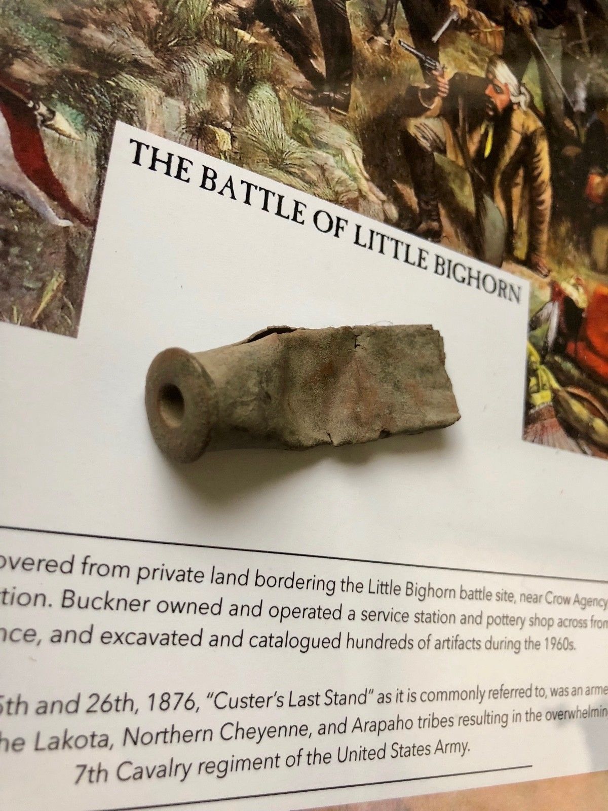 CUSTER'S LAST STAND * Original Battlefield Dug Artifact * LITTLE BIGHORN * COA
