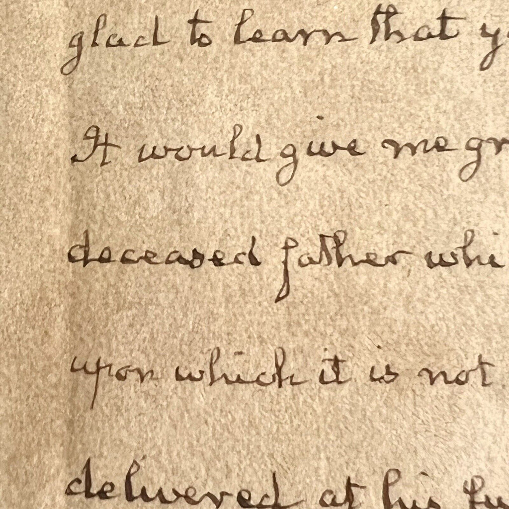 JOHN QUINCY ADAMS * Autograph Letter Re Fathers Biography & Van Buren Signed JSA