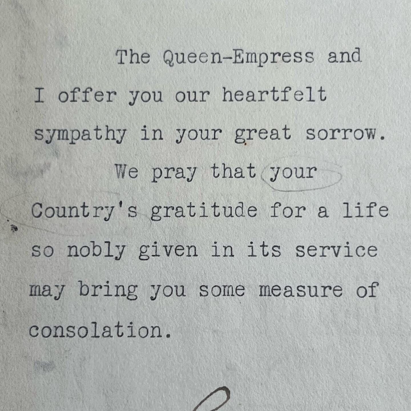KING GEORGE VI * JSA * Signed Autograph Letter Sent to Family of KIA Soldiers