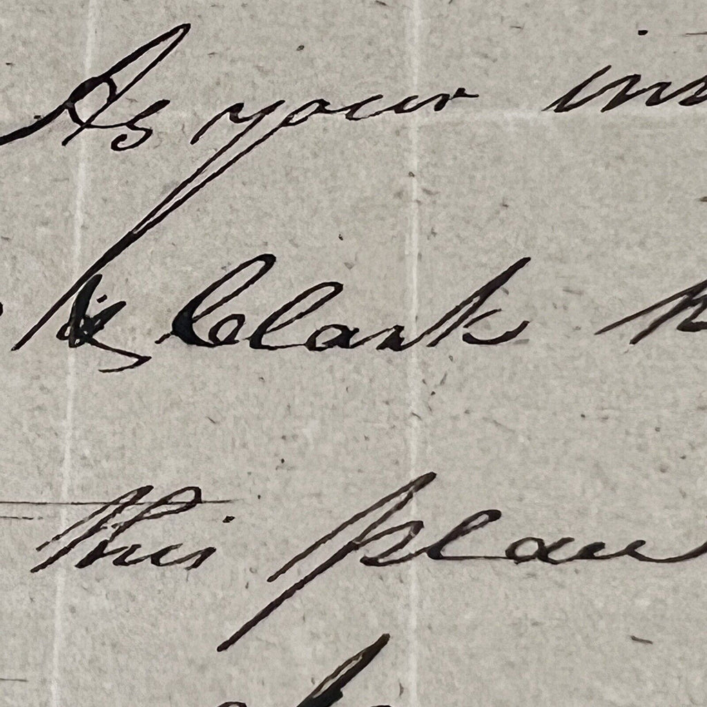 WILLIAM CLARK * PSA/DNA * Lewis & Clark Handwritten Autograph Letter Signed