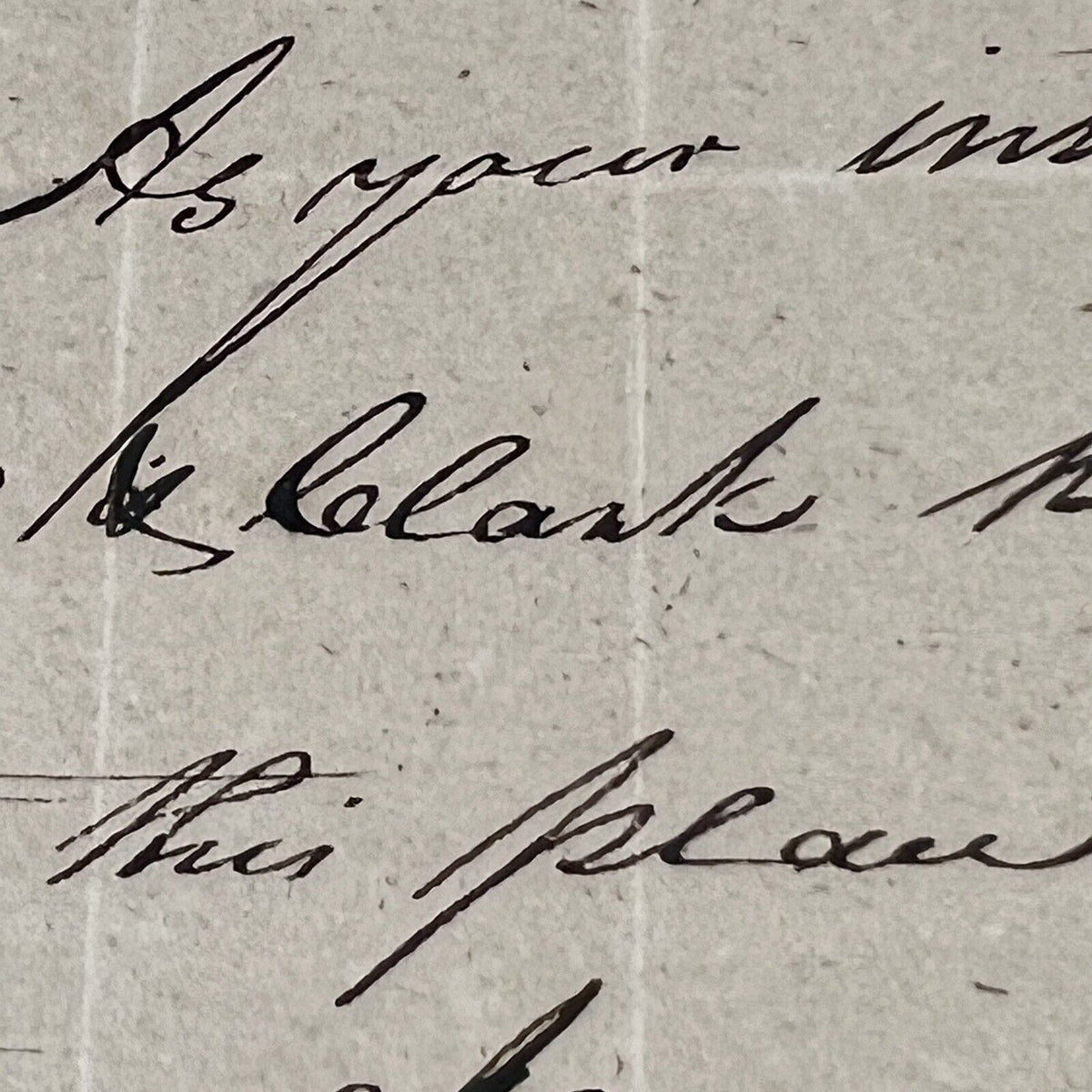 WILLIAM CLARK * PSA/DNA * Lewis & Clark Handwritten Autograph Letter Signed