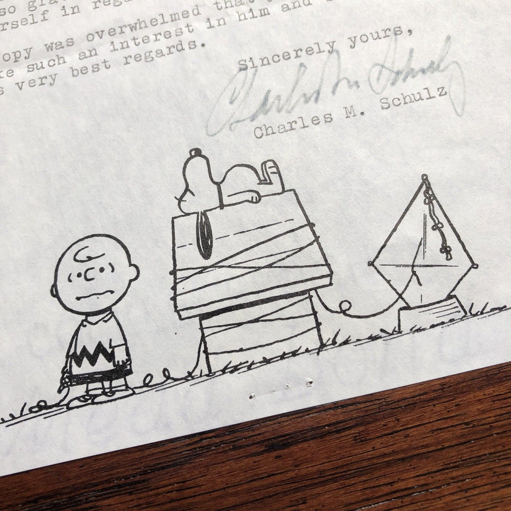 CHARLES M. SCHULZ * Autograph Peanuts Letter Signed * RR Auction COA