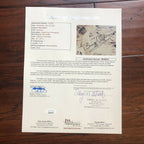 BUZZ ALDRIN * JSA LOA * 15x19 Autograph Photo Signed Apollo 11 Visor Shot Poster