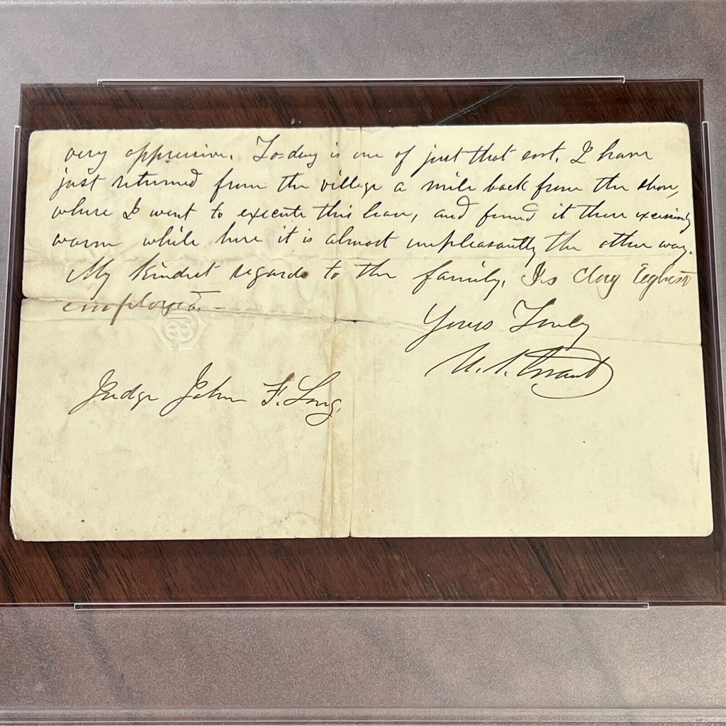 ULYSSES S GRANT * PSA/DNA * Autograph Letter Signed as President Handwritten