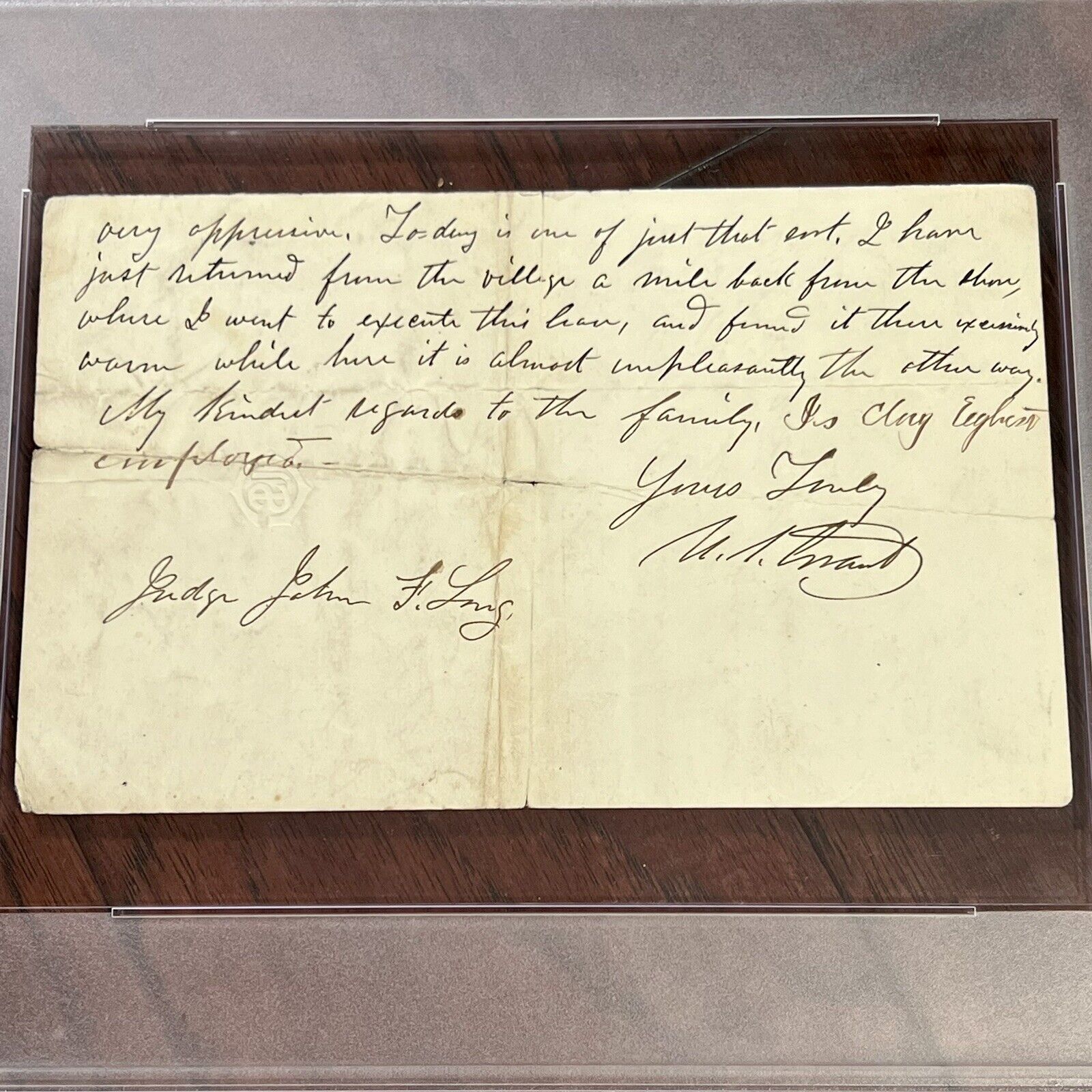 ULYSSES S GRANT * PSA/DNA * Autograph Letter Signed as President Handwritten