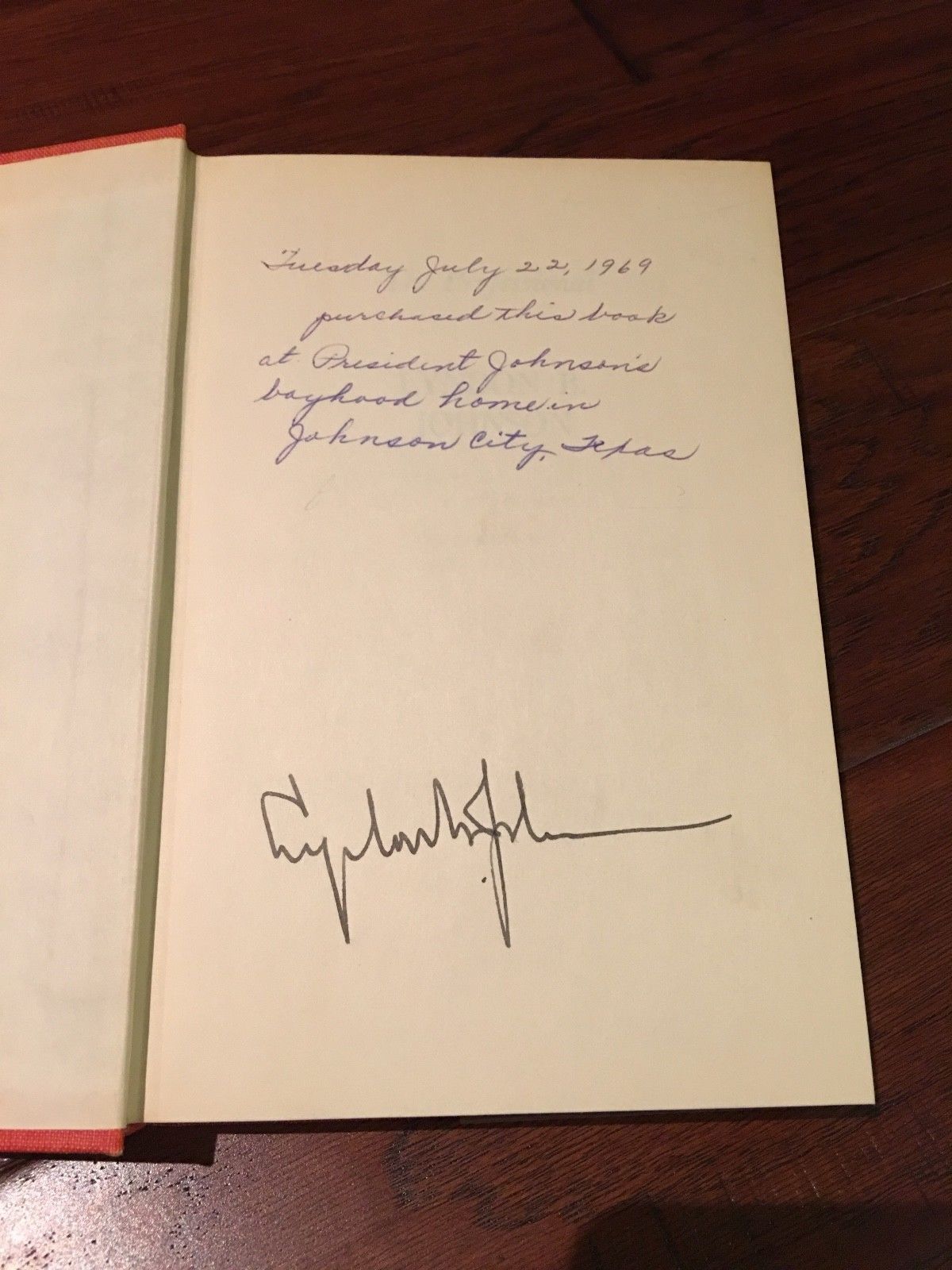 LYNDON JOHNSON * The Professional AUTOGRAPH BOOK Signed * President LBJ