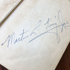 MARTIN LUTHER KING JR. * JSA LOA * Hand Signed Stride Toward Freedom Autograph
