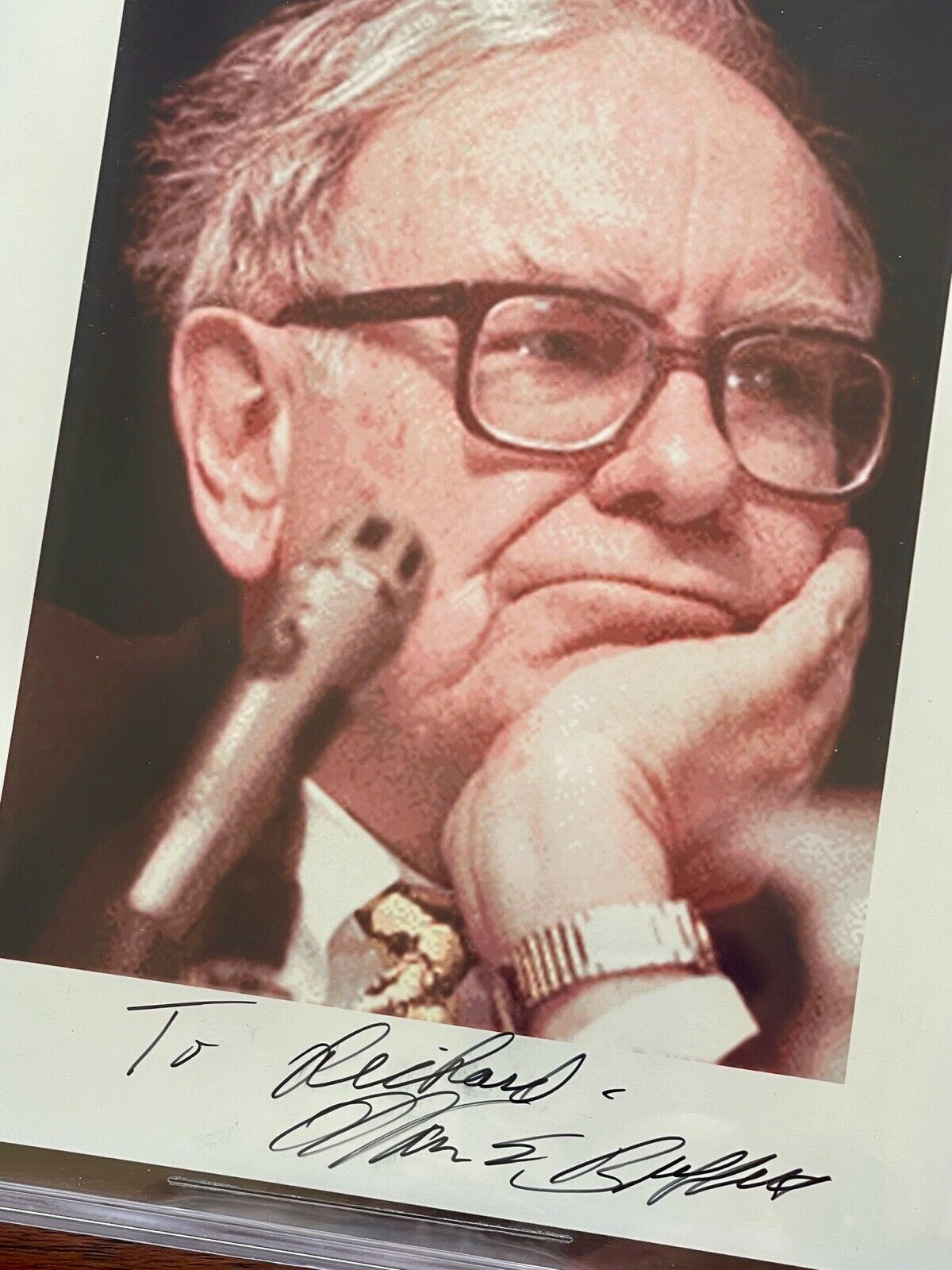 WARREN BUFFETT * BAS Beckett * AUTOGRAPH Photo SIGNED * Berkshire Hathaway