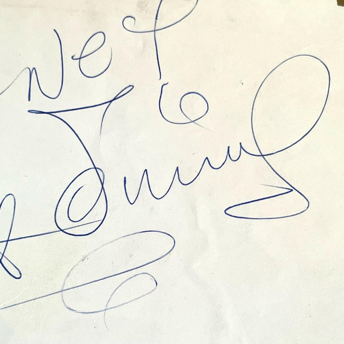 WALT DISNEY * Beckett BAS * Huge 7.5” ASPCA Autograph Envelope Signed Signature