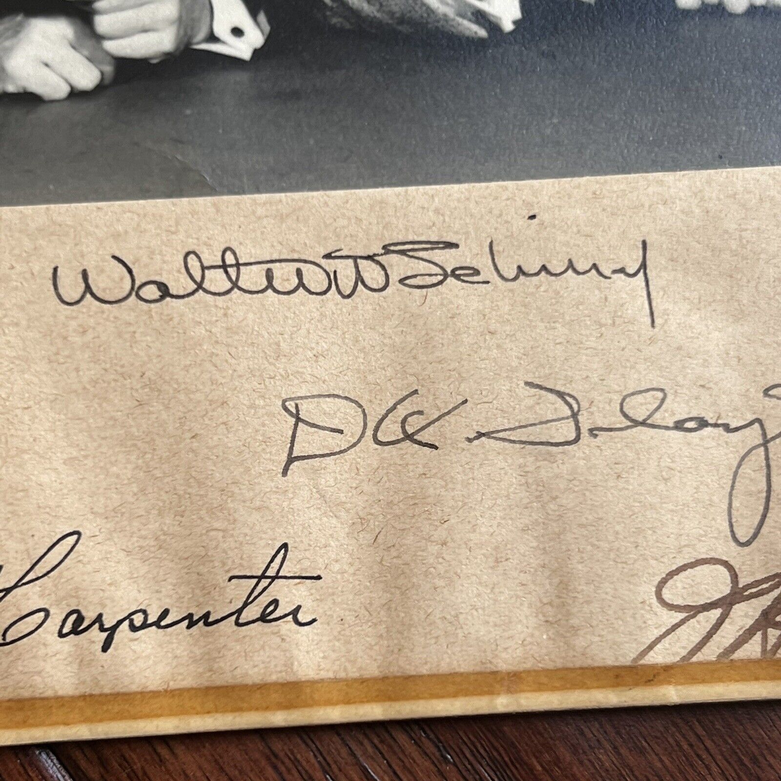 MERCURY 7 * JSA * Gus Grissom Signed Photo Autograph John Glenn
