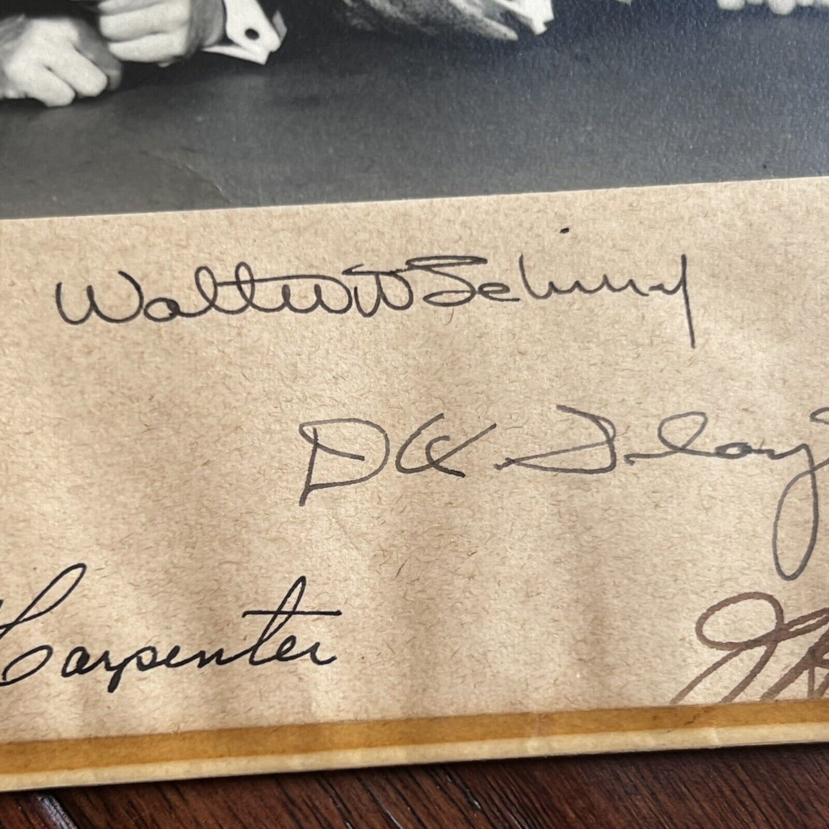 MERCURY 7 * JSA * Gus Grissom Signed Photo Autograph John Glenn