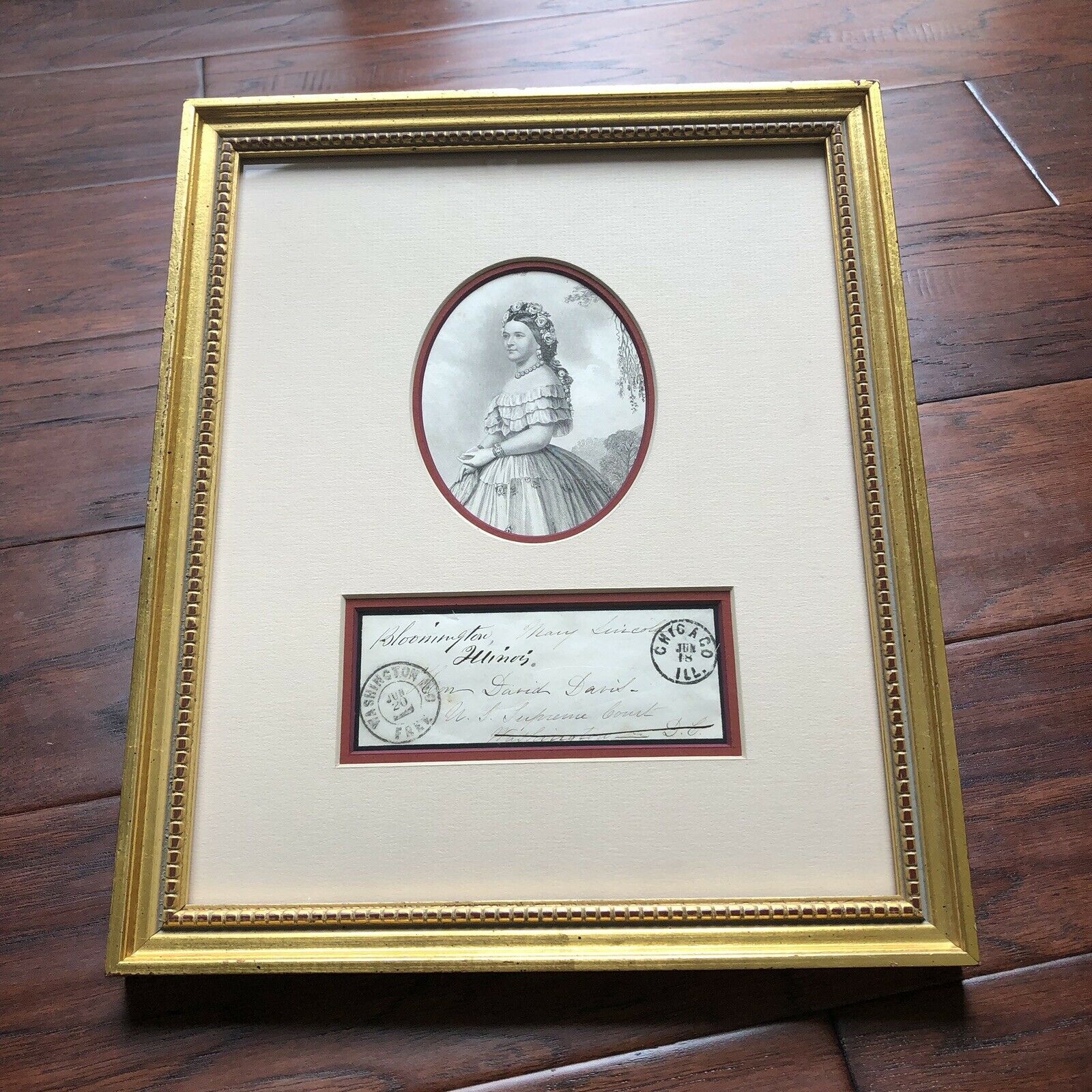MARY TODD LINCOLN * JSA LOA* Hand Signed Autograph Free Frank * First Lady