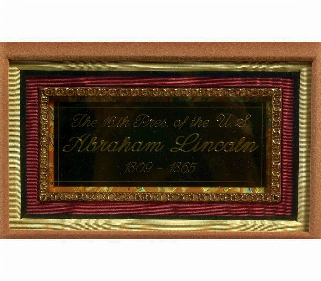 ABRAHAM LINCOLN * Autograph Endorsement Signed * ONLY DAYS BEFORE ASSASSINATION