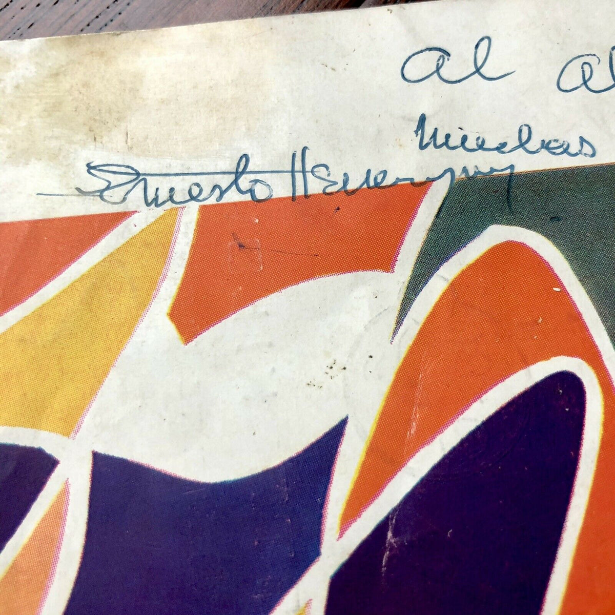 ERNEST HEMINGWAY * JSA LOA * Hand Signed Magazine Page Autograph * Provenance