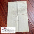 LOUIS XVI * JSA LOA * Beheaded King Signed Excessive Spending Document Autograph