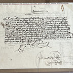 QUEEN ISABELLA I * PSA/DNA * Signed During Columbus 3rd Voyage Autograph
