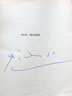 PABLO PICASSO * PSA/DNA * Autograph Surrealist Book Signed Paul Eluard *