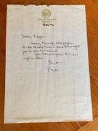 BILL CLINTON * JSA * AUTOGRAPH Letter SIGNED to Bro ROGER + rare PERSONAL photo!