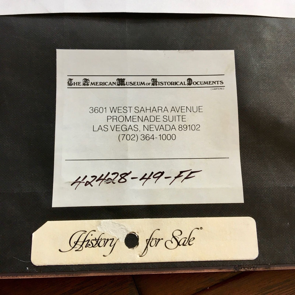 JOHN F KENNEDY * JSA COA * Authentic JFK AUTOGRAPH Signed Display * 1960