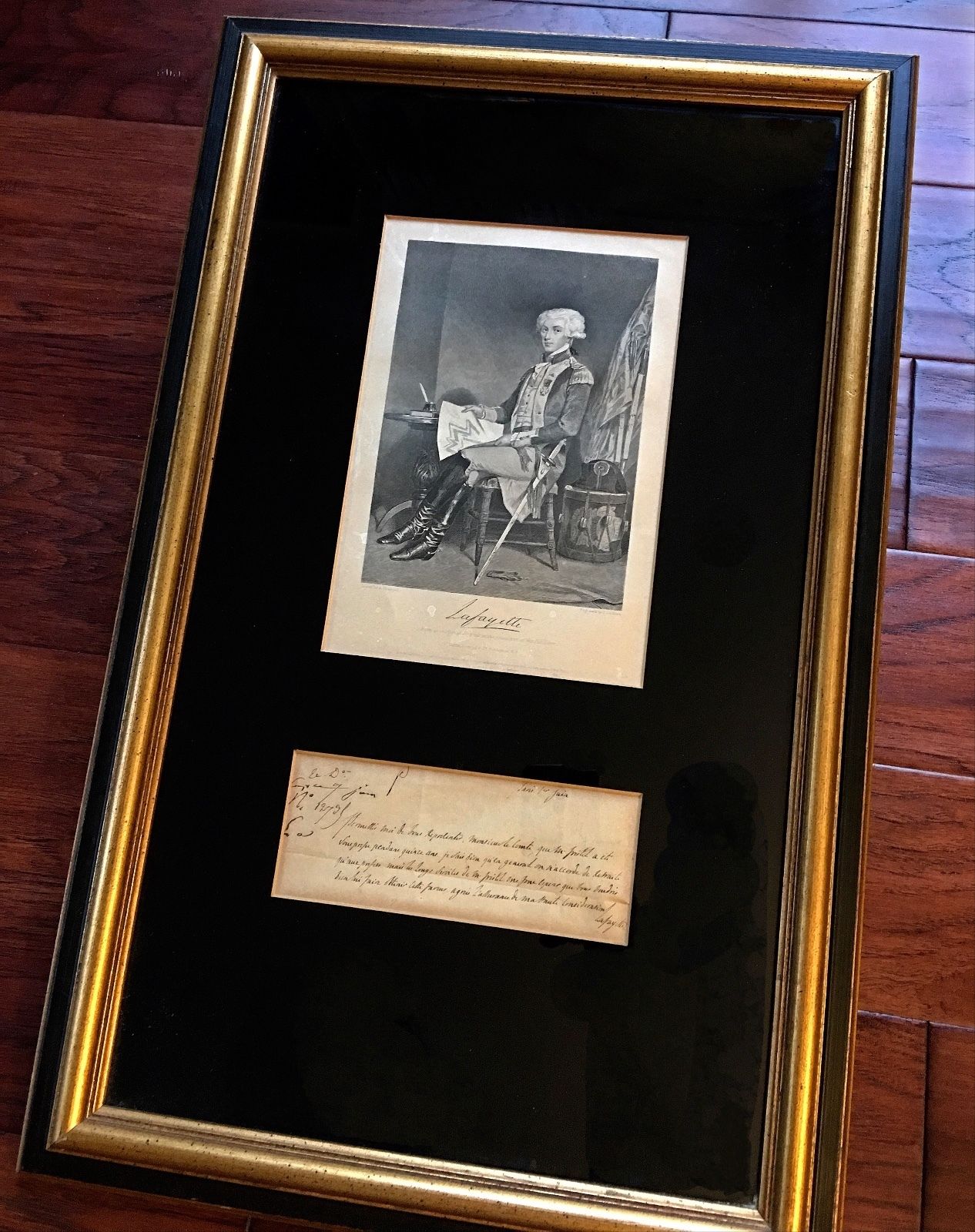 MARQUIS DE LAFAYETTE Authentic AUTOGRAPH Letter SIGNED * Revolutionary War * COA