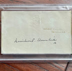 WINSTON S. CHURCHILL * PSA/DNA Slab * Autograph Cut TREASURY Signature SIGNED