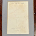ALFRED HITCHCOCK * Autograph Sketch Signed Self-Portrait Drawing Caricature JSA