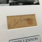 JOHN LENNON * BAS Beckett LOA * Autograph BED-IN Signature Signed * The Beatles