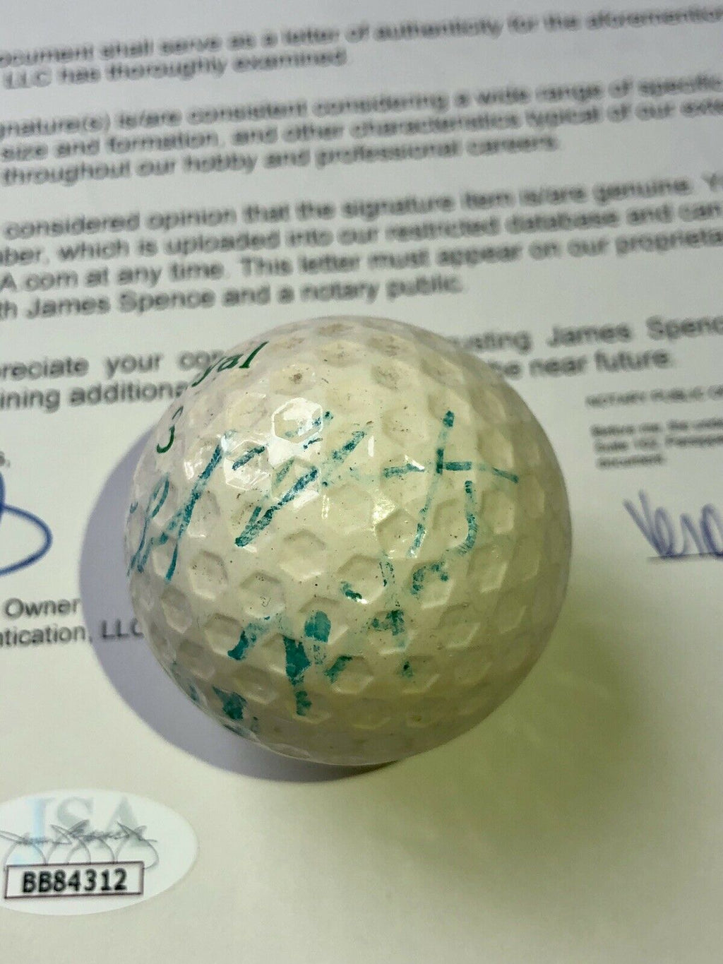 RICHARD & PATRICIA NIXON * JSA LOA * Autograph Golf Ball Signed * President