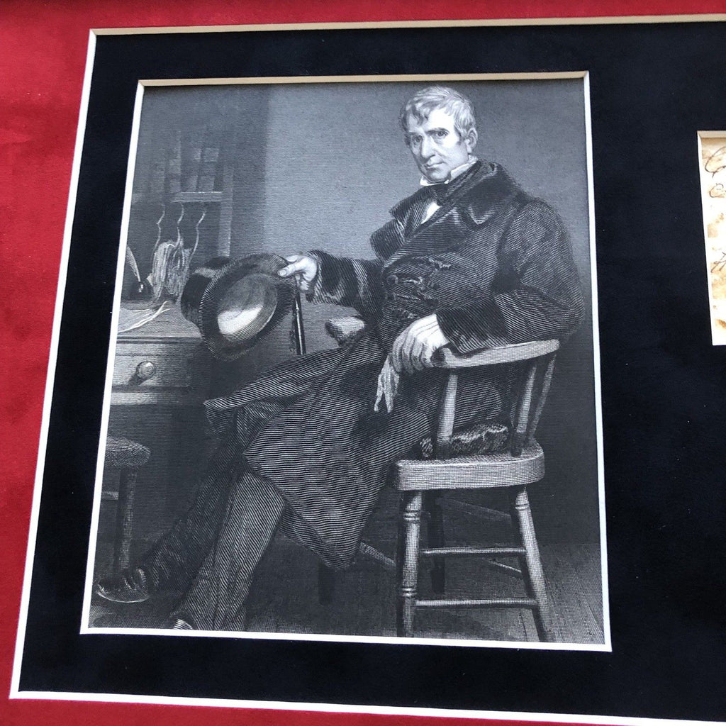 WILLIAM HENRY HARRISON * Authentic HANDWRITTEN Autograph Check SIGNED *