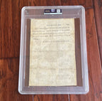 GEORGE WASHINGTON PSA Autograph VALLEY FORGE Revolutionary War Discharge SIGNED