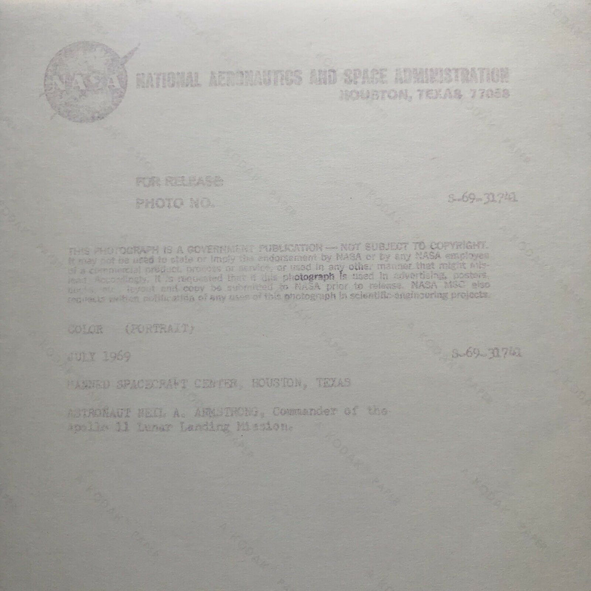 NEIL ARMSTRONG * Zarelli LOA * Autograph Red Number WSS Litho * Apollo 11 Signed