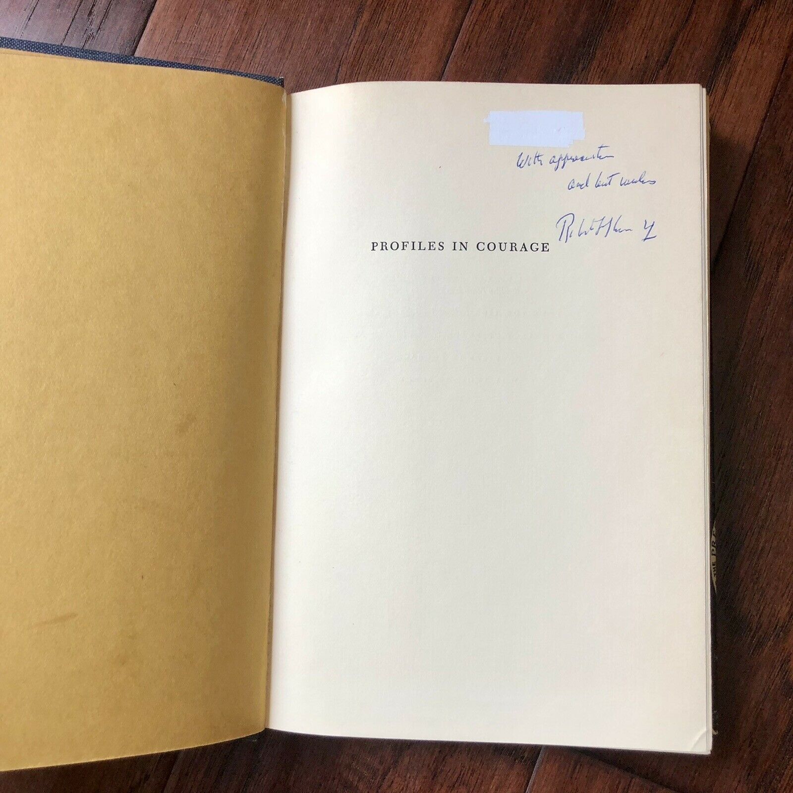 ROBERT KENNEDY * JSA Signed Profiles In Courage Autograph Book * John F Kennedy