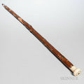 GEORGE WASHINGTON * Cane Crafted From a Mount Vernon Tree Planted By Washington