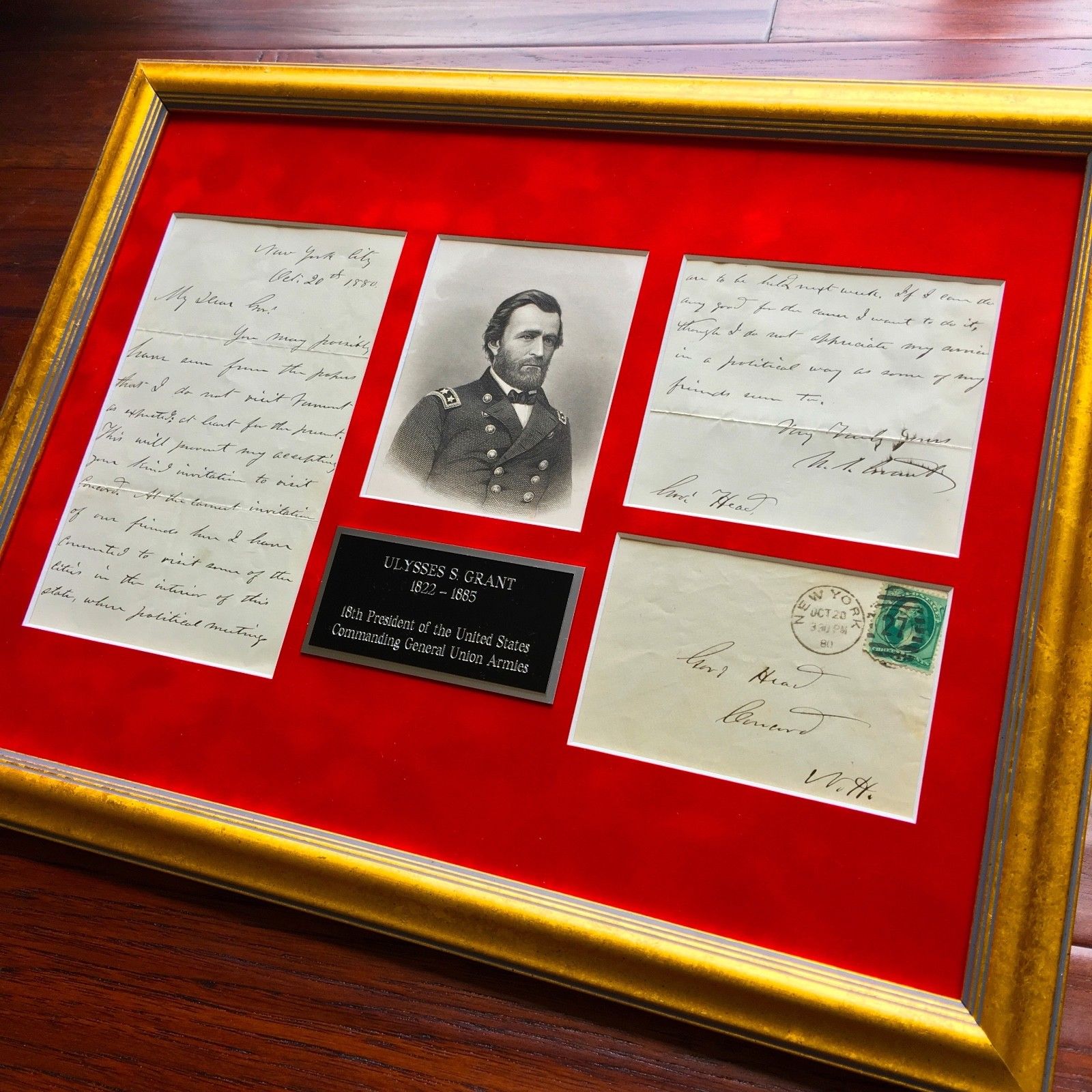 ULYSSES S. GRANT * PSA/DNA * Rare "Politics" 2 Page ALS* AUTOGRAPH Letter SIGNED