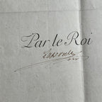 LOUIS XVI * JSA LOA * Beheaded King Signed Excessive Spending Document Autograph