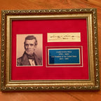 President JAMES K. POLK Scarce Cut Signature AUTOGRAPH SIGNED COA