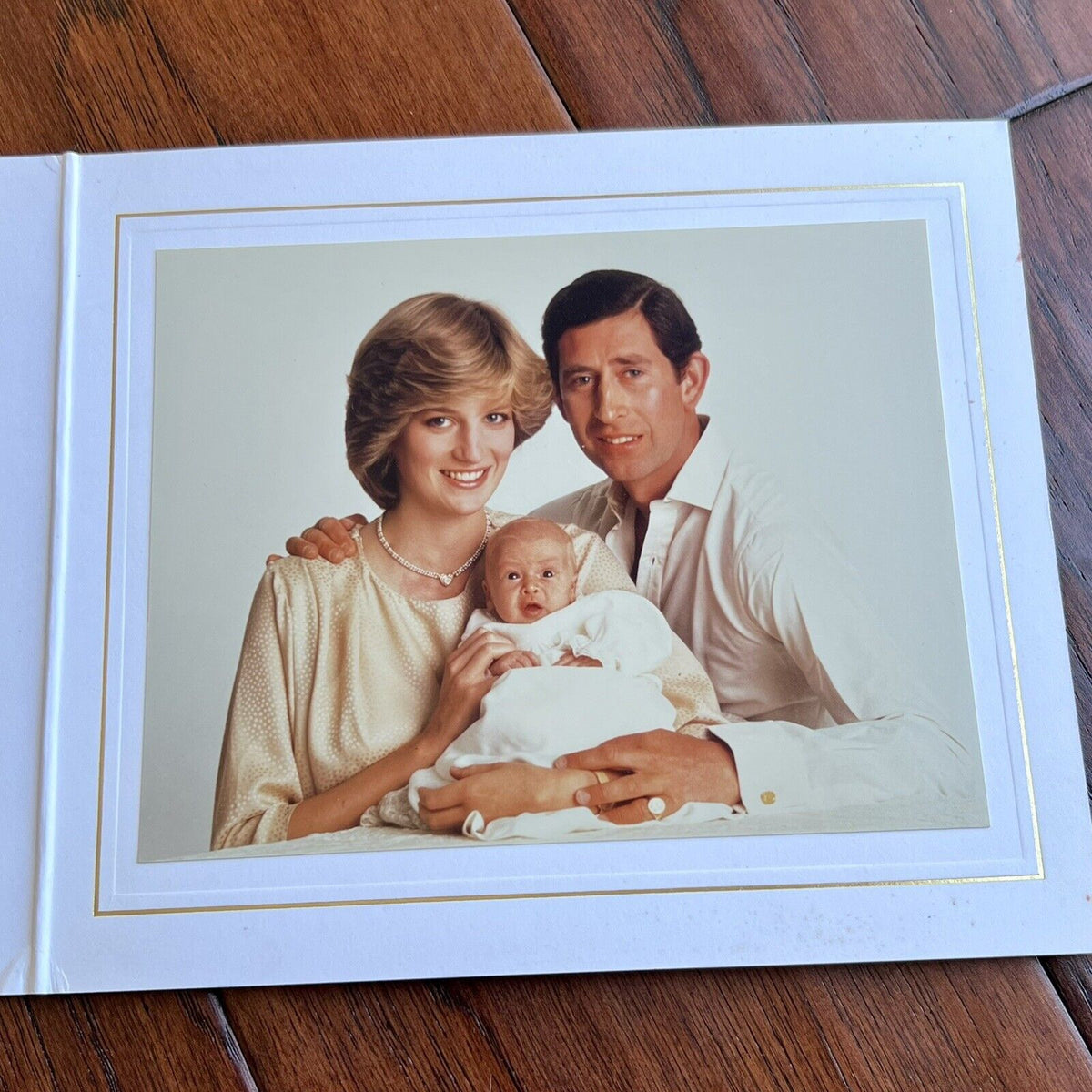 PRINCESS DIANA and KING CHARLES III * JSA * Signed 1982 Christmas Card Autograph