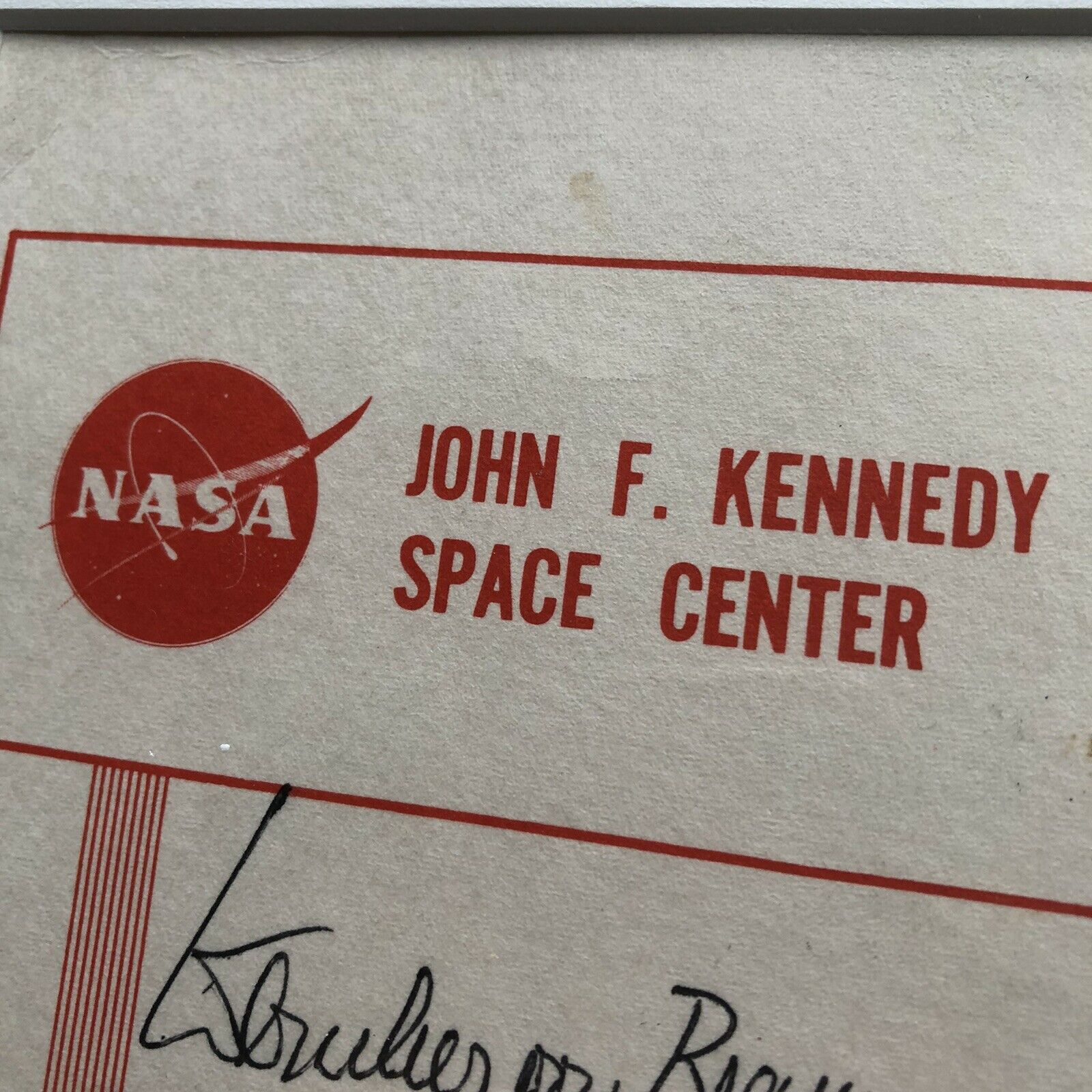 WERNHER VON BRAUN * BAS LOA * NASA Apollo 4 Signed Saturn V Launch Autograph *