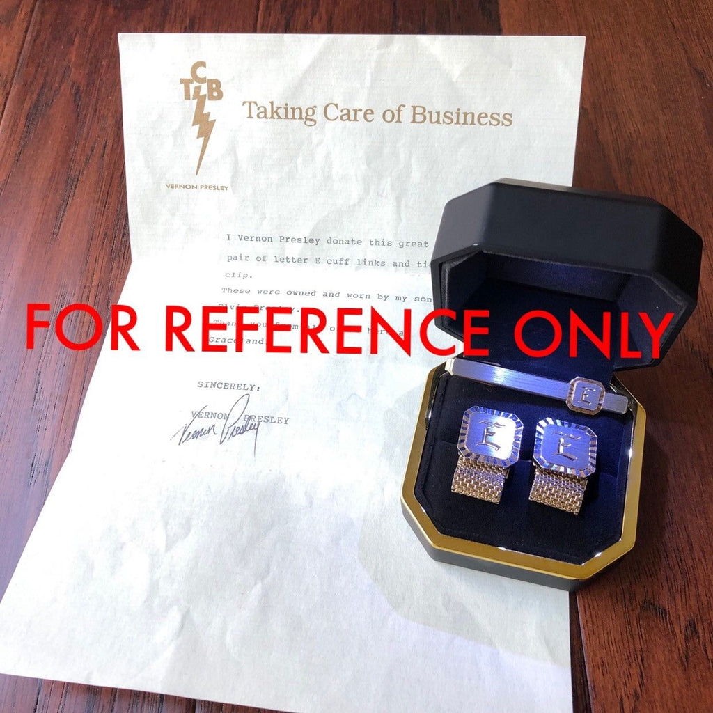 ELVIS PRESLEY * Personally OWNED & WORN CUFF LINKS * COA From His Father